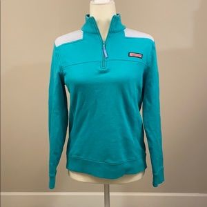 Vineyard Vines Shep Aqua Pullover Sweatshirt